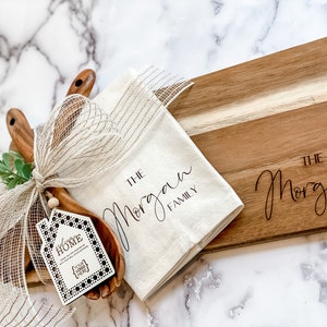 Housewarming Gift Basket, Real Estate Closing Gift Basket, Personalized Cheese Board Set, Custom Engraved Real Estate logo, Client Gift image 6