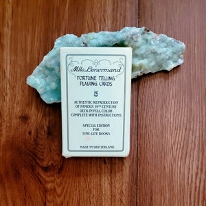 1970 Vintage Mlle Lenormand Fortune Telling Playing Cards Special Time Life Edition JMC No. 12274 OOP Tarot Oracle Deck Envío gratuito a EE.UU.