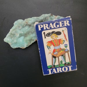 Vintage 1982 PRAGER TAROT Stuart Kaplan German First Edition Out of Print Rare Free U.S. Shipping