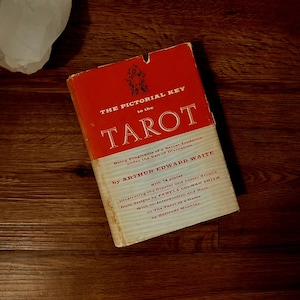 La clave pictórica del Tarot de Arthur Edward Waite / University Books Inc. Nueva York 1966 / Vintage Libro de tapa dura Envío gratuito a EE. UU.