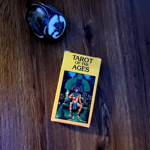 1988 Tarot of the Ages Deck von Mario Garizio und Patrizia D'Agostino Vintage Multikulturelle Antike Zivilisation Karten Kostenloser US Versand