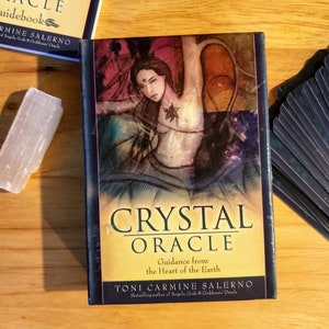 2004  OOP 1st Edition CRYSTAL ORACLE Cards : Guidance From the Heart of the Earth Deck and Book by Toni Carmine Salerno