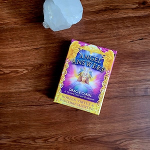 1ère édition Angel Answers Oracle Cards et Guidebook par Doreen Virtue Hay House Épuisé Livraison gratuite aux États-Unis