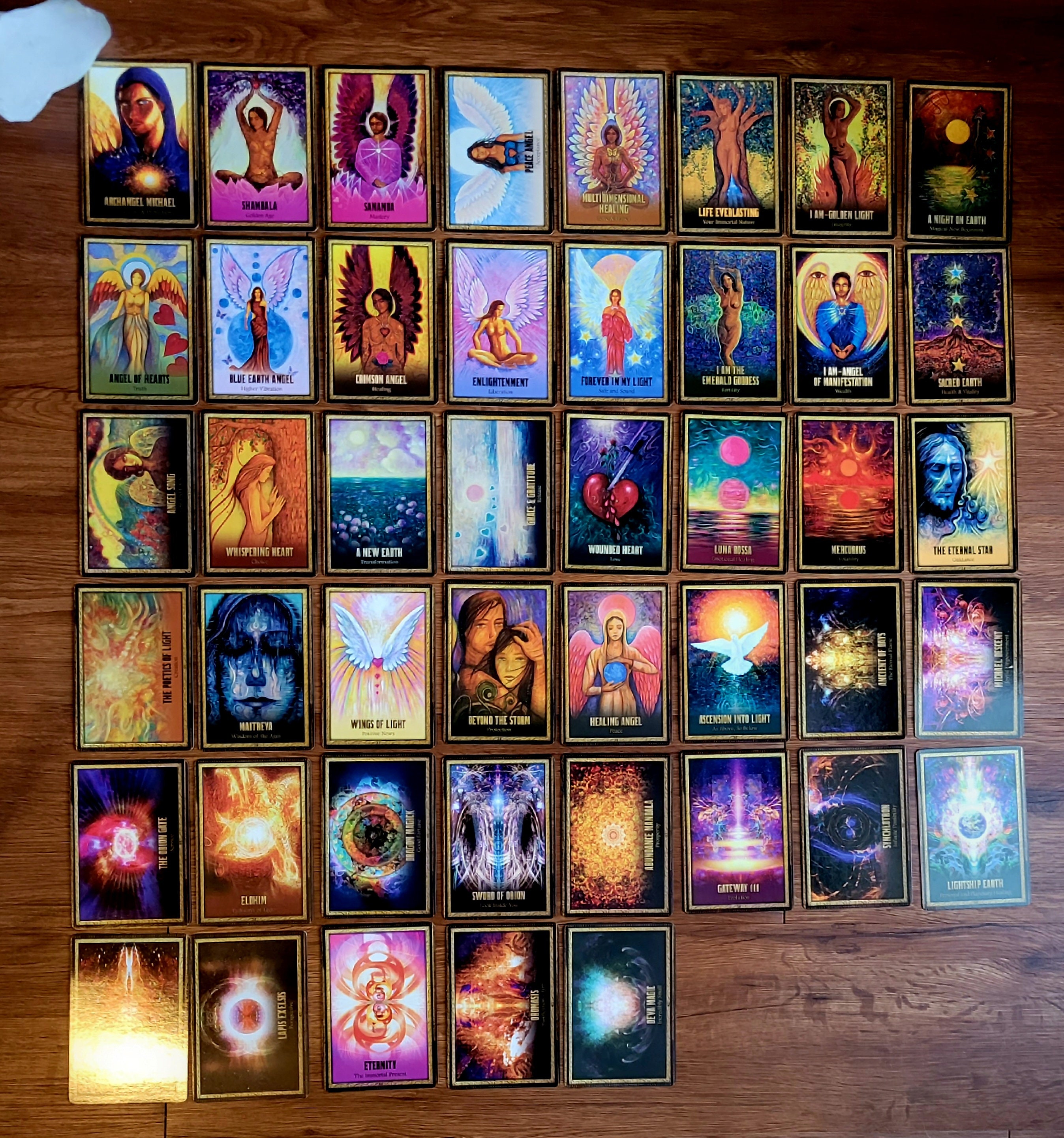 1st Edition Blue Angel Oracle Cards Deck and Guide by Toni Carmine