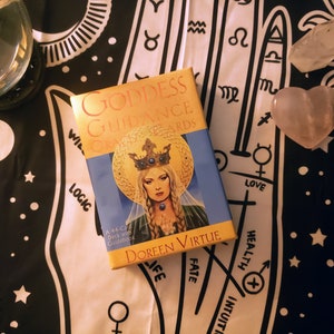 2004 Goddess Guidance Oracle Cards Deck par Doreen Virtue Hay House Rare OOP Authentique Livraison gratuite aux États-Unis