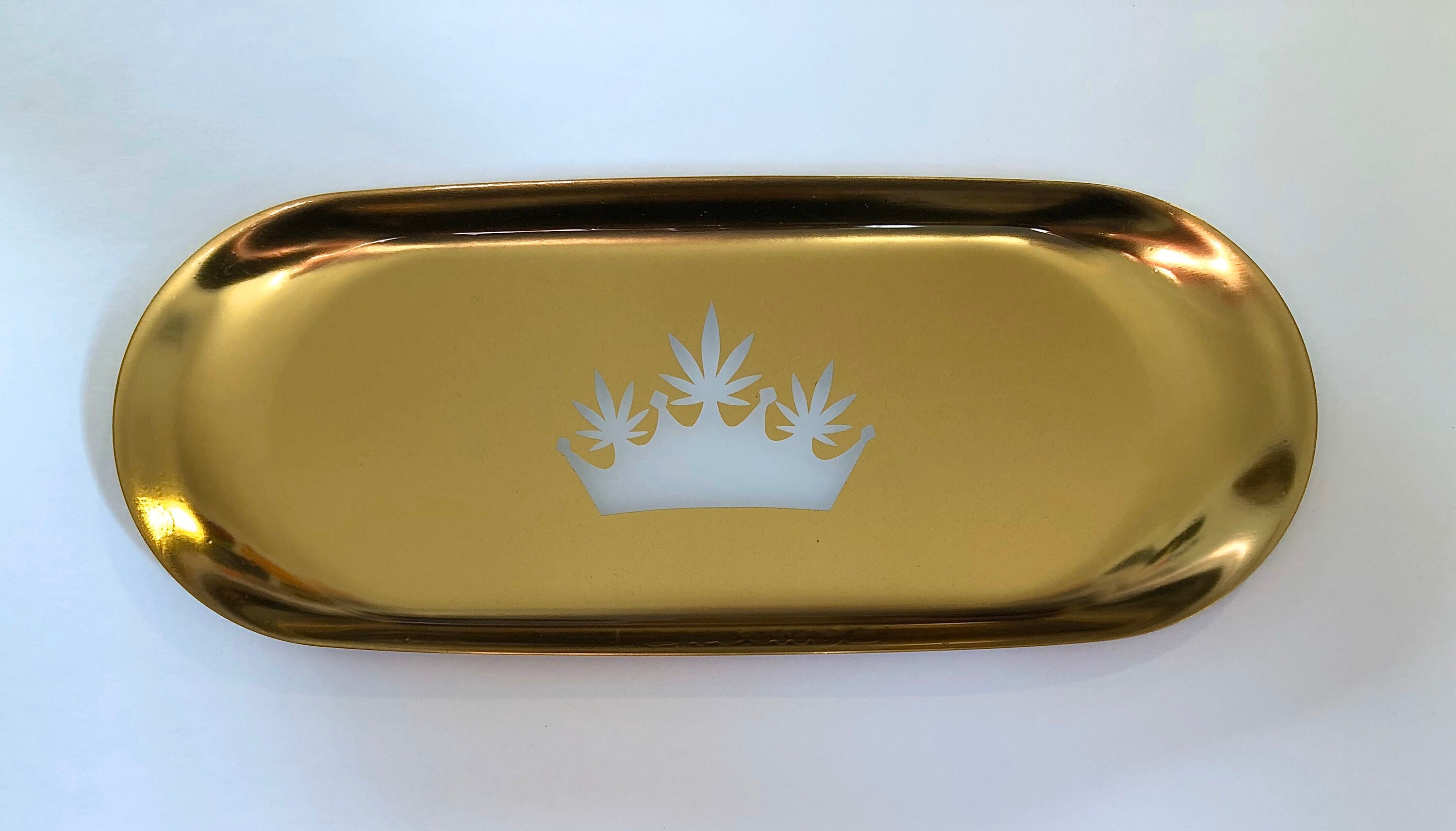 Rolling Tray for royalty. GoldSilver Hologrpahic Etsy