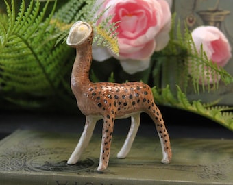 Moonchild Woodland Sculpture | Handmade OOAK Polymer Clay Fantasy Creature Figurine, Forest Spirit Statue