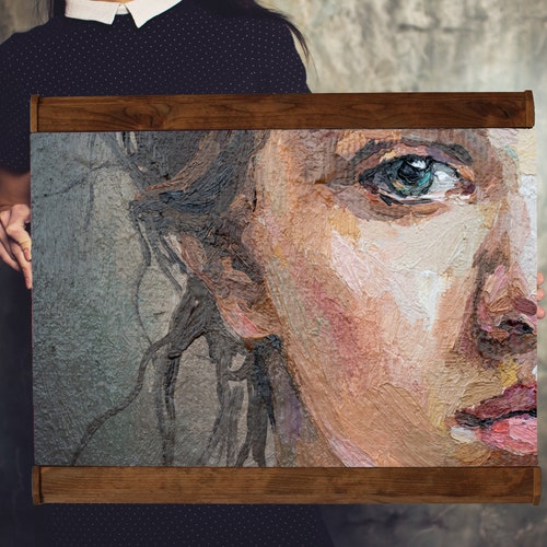 Runner Frames Dark Walnut Canvas Art Framing Etsy