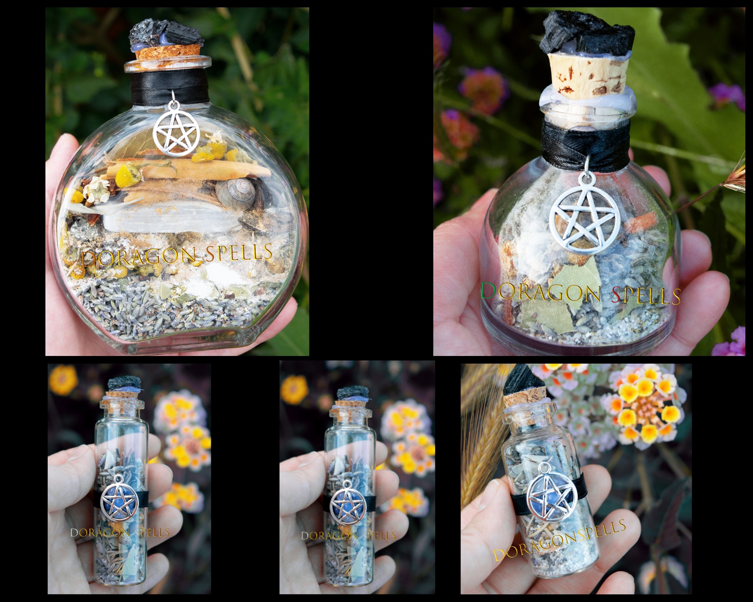 Protection Spell Jar Protection Spell Intention Jar Spell | Etsy