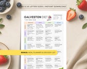 Galveston 7 Day Meal Plan Printable PDF | Galveston Diet
