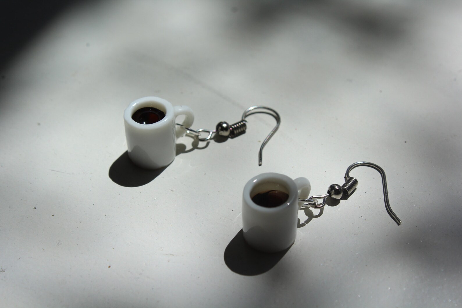 Mini Coffee Cup Earrings Etsy