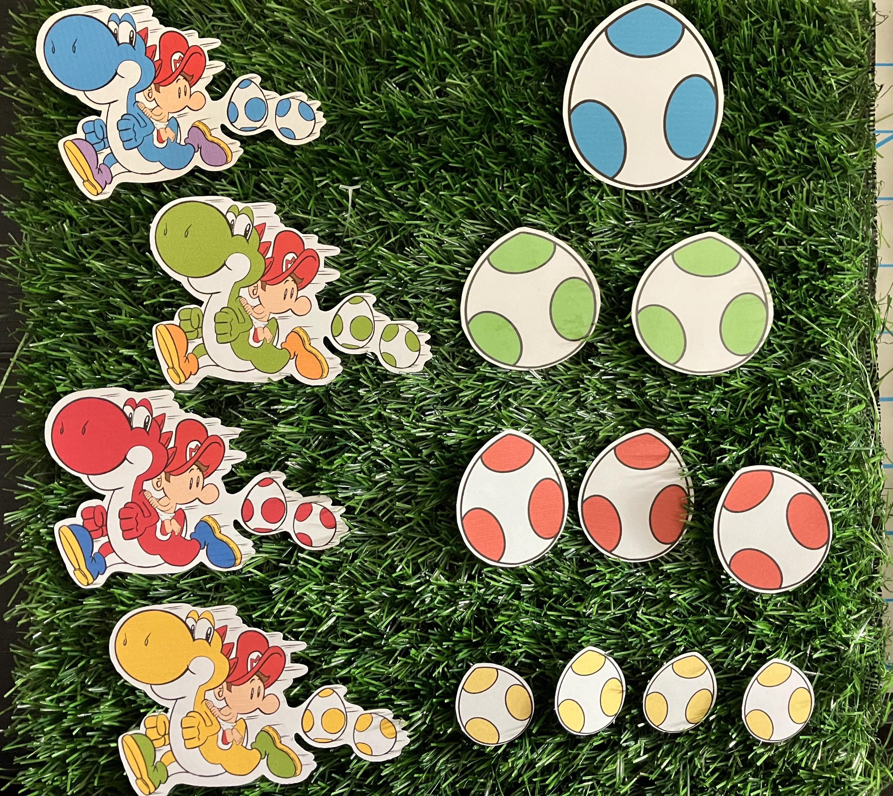 ヨッシーさま　専用　リピ多数　カッティングステッカー ヨッシー＆ベビーマリオ ステッカーパック - Etsy 日本