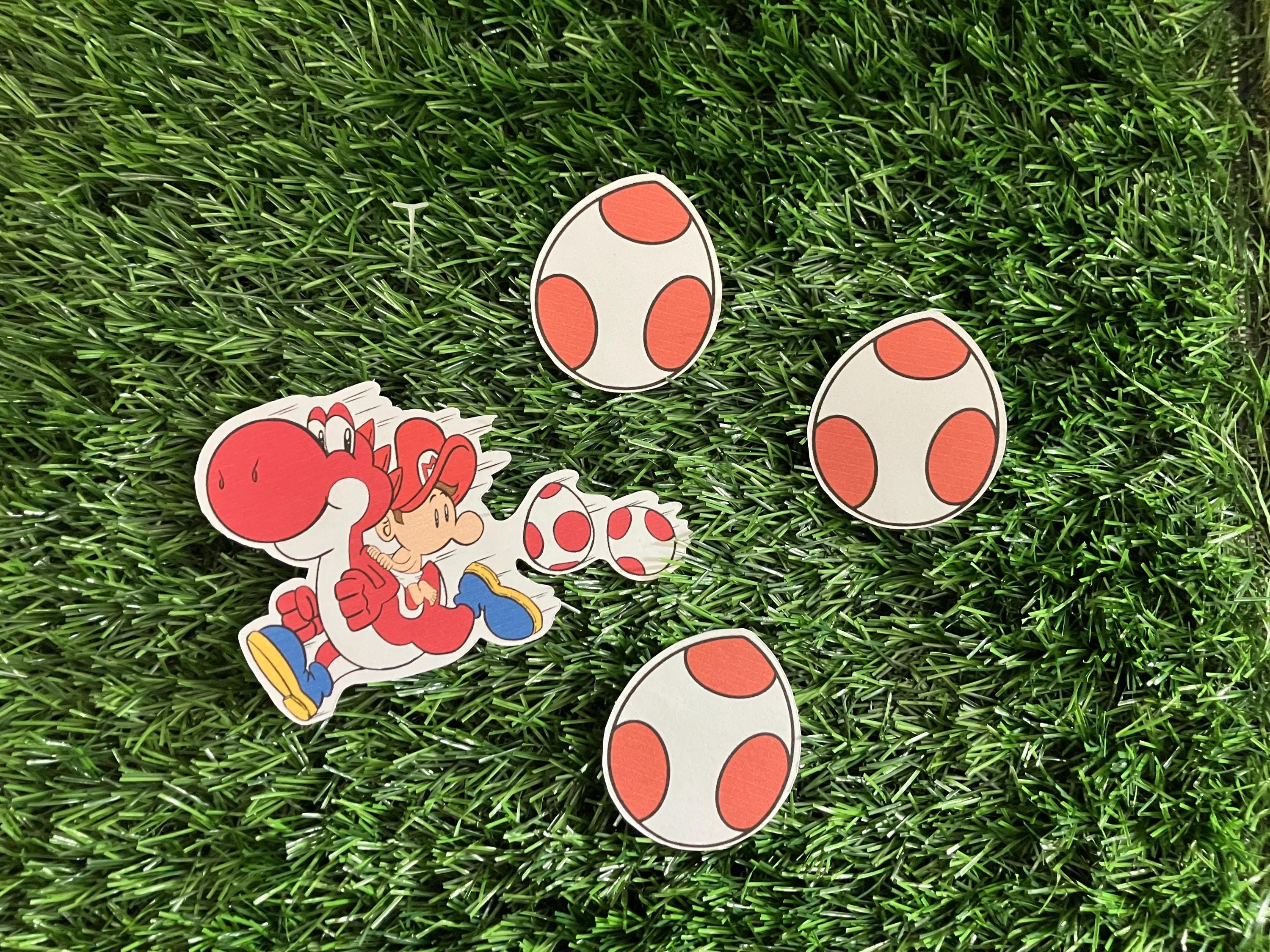 ヨッシー＆ベビーマリオ ステッカーパック - Etsy 日本