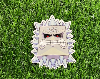 Pegatina de vinilo impermeable Thwomp