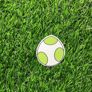 YOSHI* Green Egg-sticker van 2 inch