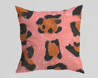 Animal Print Reversible Cushion