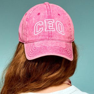 Gorra de béisbol rosa &quot;CEO&quot; - Unisex, talla única / Business Boss Babe