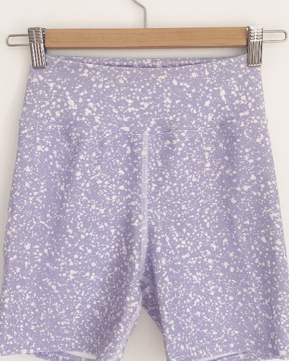 lilac cycling shorts