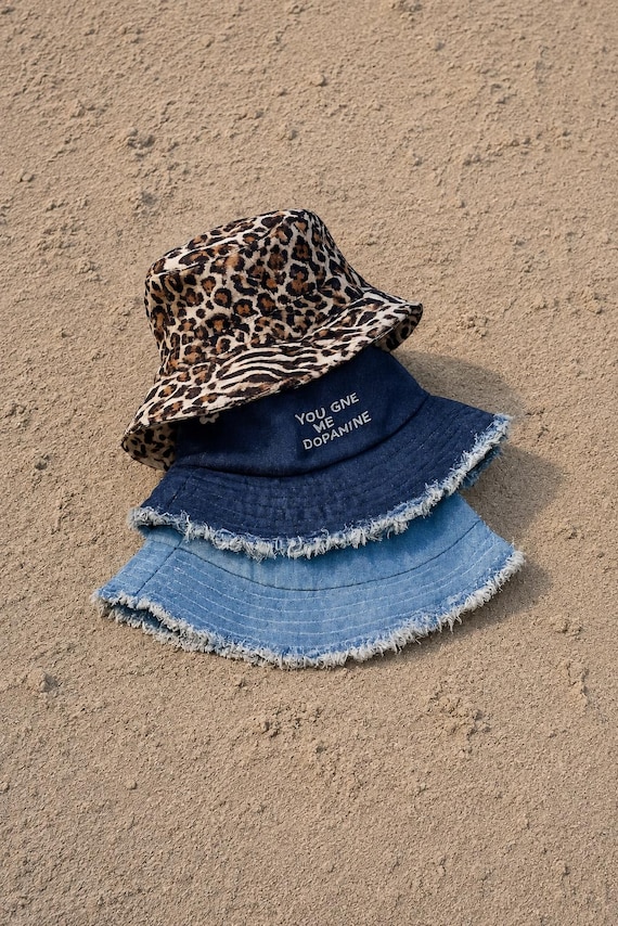 Reversible Leopard Print Bucket Hat: Unisex Streetwear - Etsy