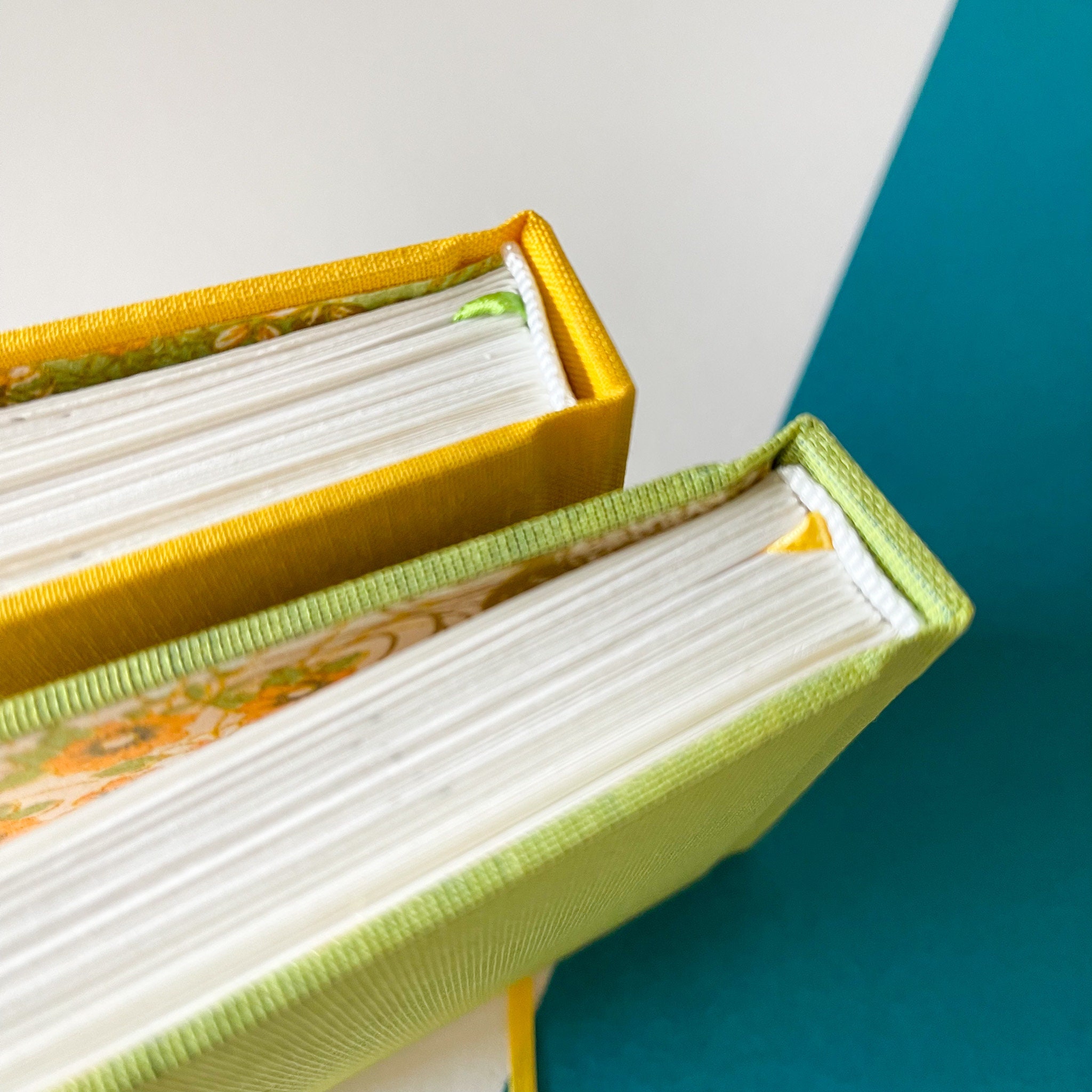 Floral Green Notebook With Blank Pages, Gardening Drawing Book, Little ...