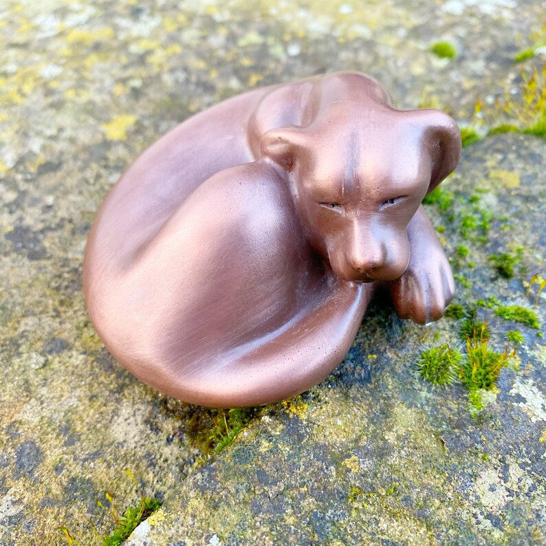 Large Dog Ashes Keepsake Copper Pet Memorial Ornaments Dog Etsy