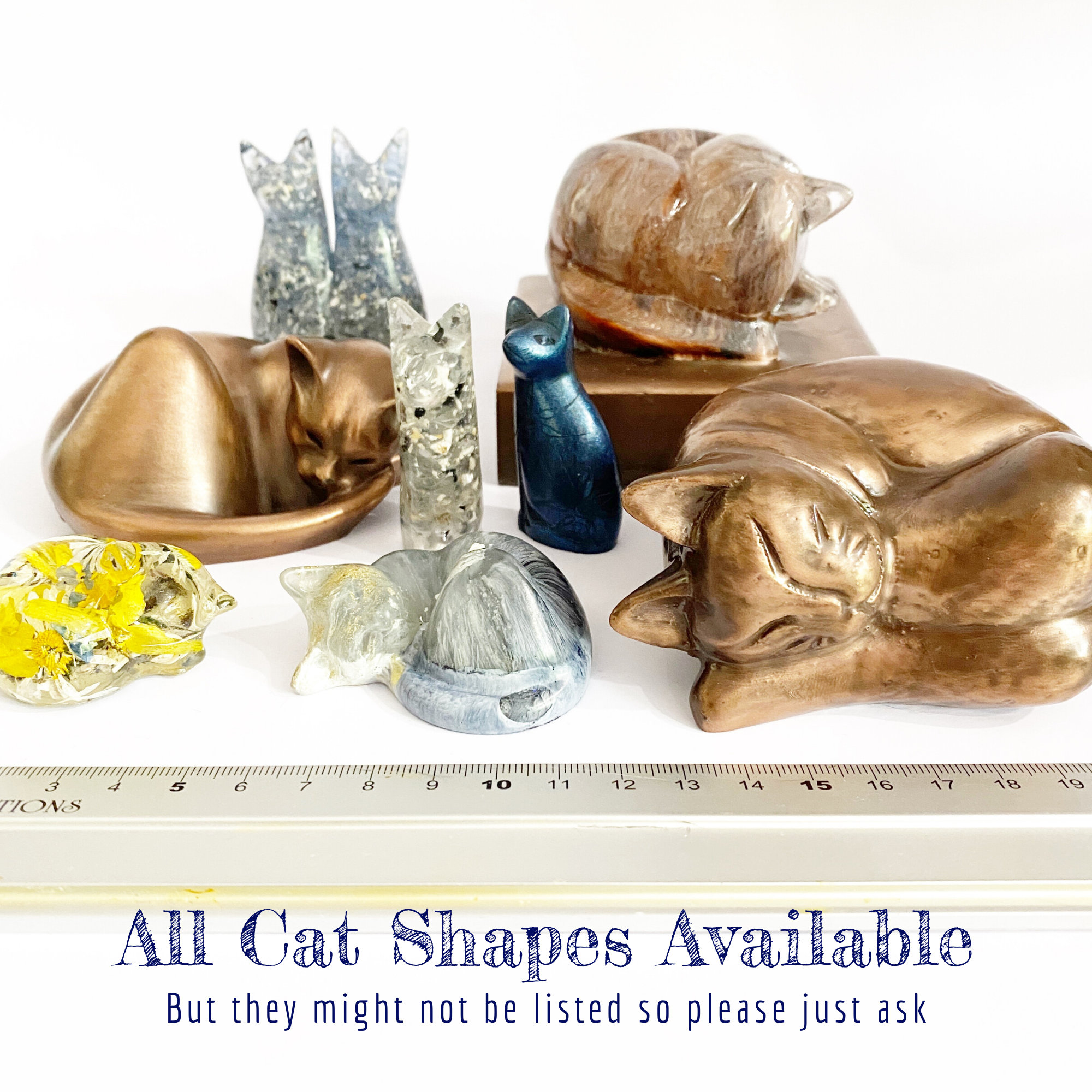 Cremation Ashes Keepsake Cat Ornament Memorial Gift for Cat Etsy