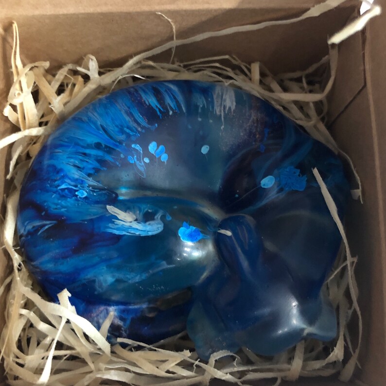 OOAK Large Dog Ashes Keepsake Pet Memorial Ornaments Sympathy Etsy