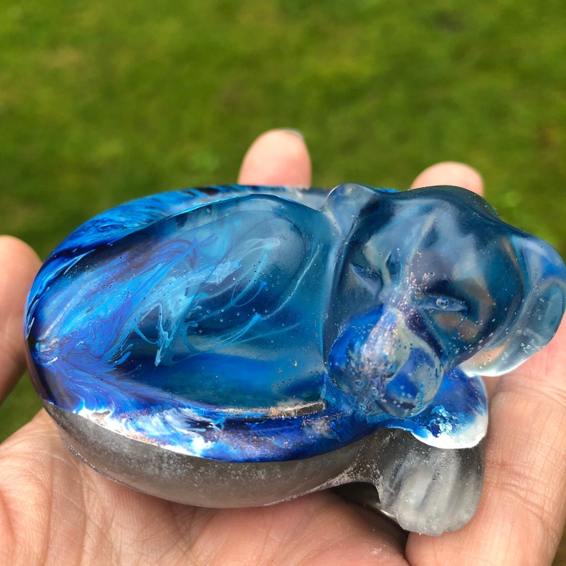 dog ashes glass art dog ashes glass art