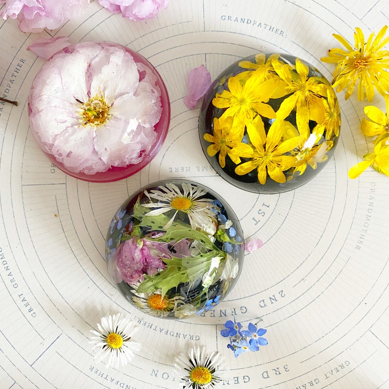 50mm Flowers Ashes Keepsake Remembrance Gift Loss of Mother Etsy