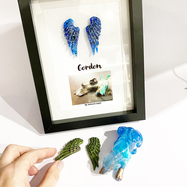 Ashes Keepsake Angel Wings Pet Memorial Remembrance Gift Sympathy Gift Thinking of You Gift Pet Hair Memorial