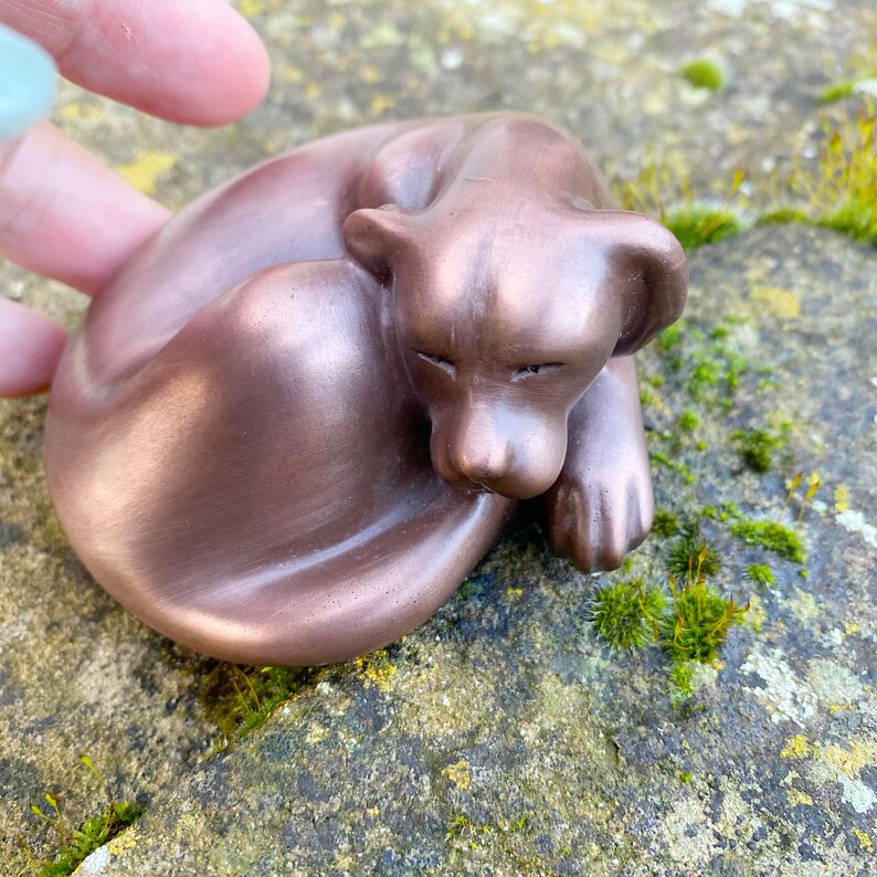 Large Dog Ashes Keepsake Copper Pet Memorial Ornaments Dog Etsy