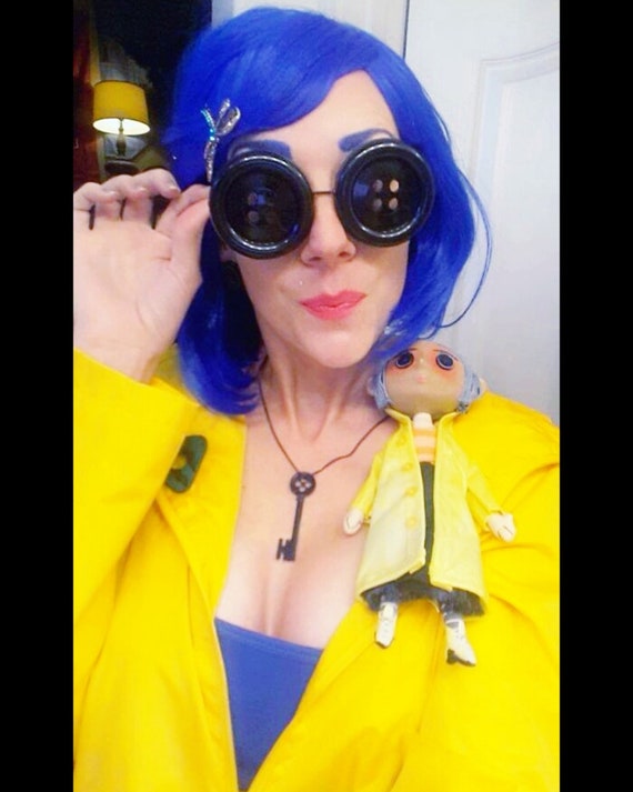 Coraline Button Eyes Cosplay - Etsy
