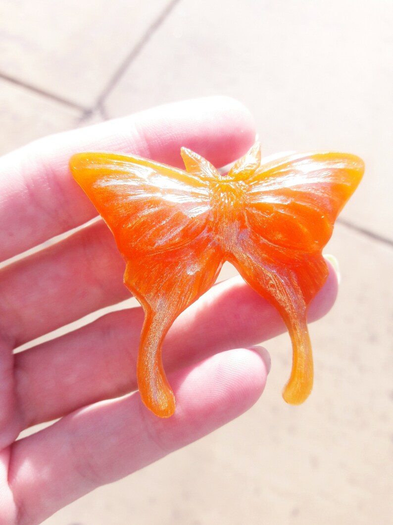 Luna Moth Brooch