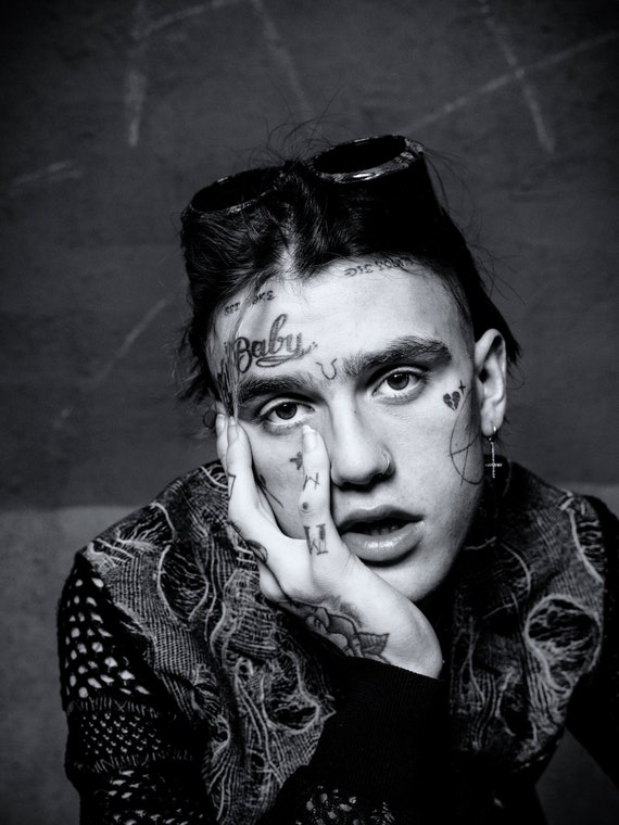 Lil Peep poster wall art home decor photo print 24/" x 36/"