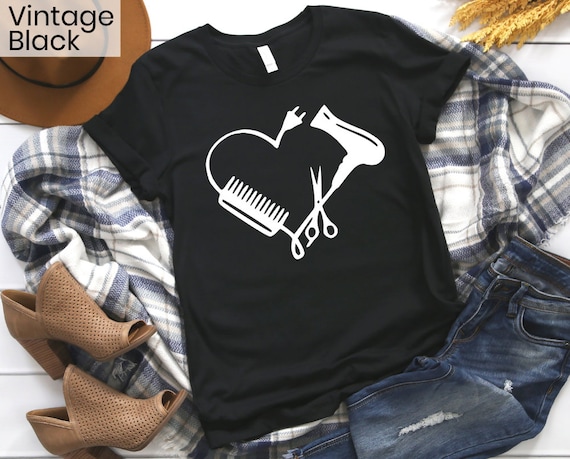 Vintage Barber T-Shirt Hairdresser Tshirt Hair Stylist Gift Vintage Barber T-Shirt Hairdresser Tshirt Hair Stylist Gift