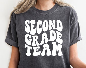 Second Grade Team Shirt, Teacher Team Shirts, Teacher Gift, Future Teacher, Educator Tee, Graduate, Elementary School T-Shirt, Third Grade