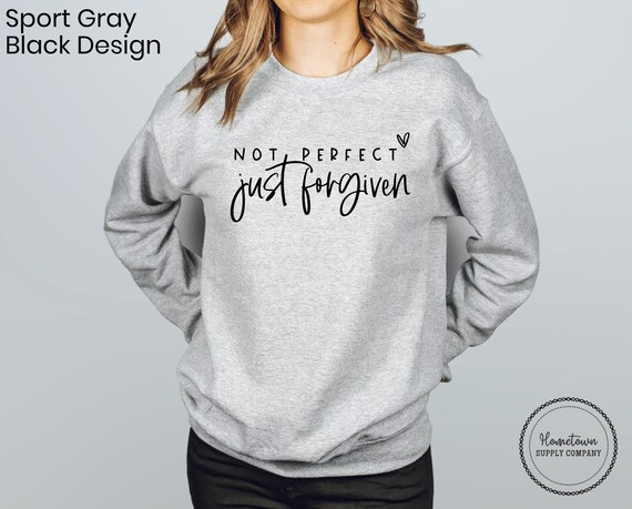 Not Perfect Just Forgiven Boho Flower Hoodie Not Perfect Just Forgiven Boho Flower Hoodie