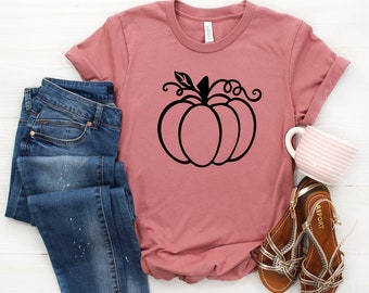 Pumpkin Shirt, Cute Fall Shirt, Pumpkin Patch Tshirt, Halloween Shirt, Autumn Shirt, Funny Fall Tee, Halloween Party Tee, Thanksgiving Shirt