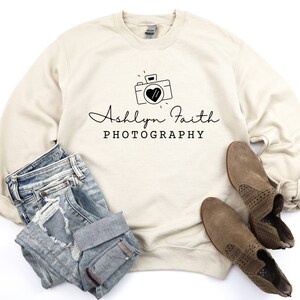 Custom Photographer Shirt Photographer Gift Personalized Shirt Wedding Photographer Gifts Camera Shirt Photography Business Tee Gift for Her