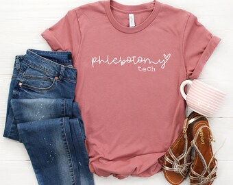 Phlebotomy Tech Shirt - Phlebotomist Shirt, Phlebotomy Shirt, Phlebotomy Gift, Lab Tech Shirt, Lab Shirt, Graduation Gift, Phlebotomist Life