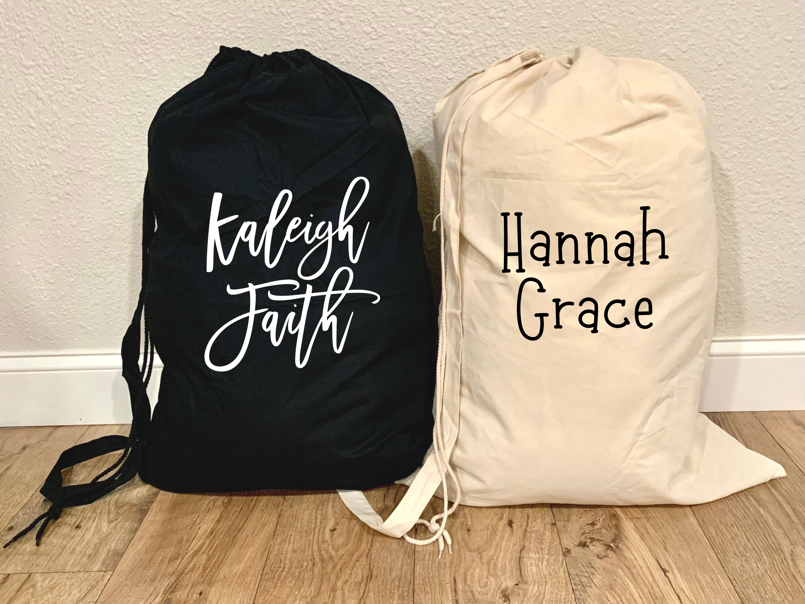Personalized laundry bag sale