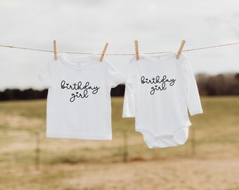 Birthday Girl Shirt - Kids Birthday Shirt, Birthday Shirt, Birthday Girl Outfit, Birthday Party Shirt, Birthday Gift, Girls Birthday Shirt