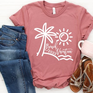 Beach Vacation 2022 Shirt, Beach Shirt,  Summer Vacation Shirt, Beach Tee, Beach Trip Shirts, Family Vacation, Girls Vacation, Matching Tees