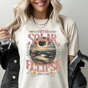 Total Solar Eclipse Shirt 2024 Solar Eclipse Tshirt Path of Totality Eclipse Souvenir Eclipse Viewing Tee USA Solar Eclipse April 8 2024 Tee