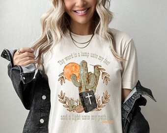 Christian Shirt Christian Gift Christian Apparel Religious Shirt Faith Tee Inspirational Church Shirt Religious Gift Christian Gift for Her