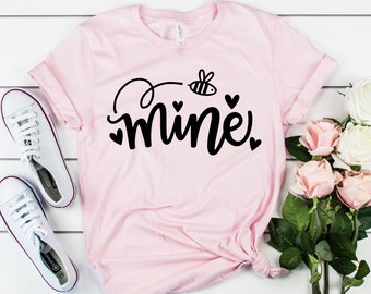 Bee Mine Shirt - Be Mine Shirt, Valentine Shirt, Valentines Shirt, Valentines Day Shirt, Gift, Valentine's Day Tee, Bee Shirt, Gift for Her