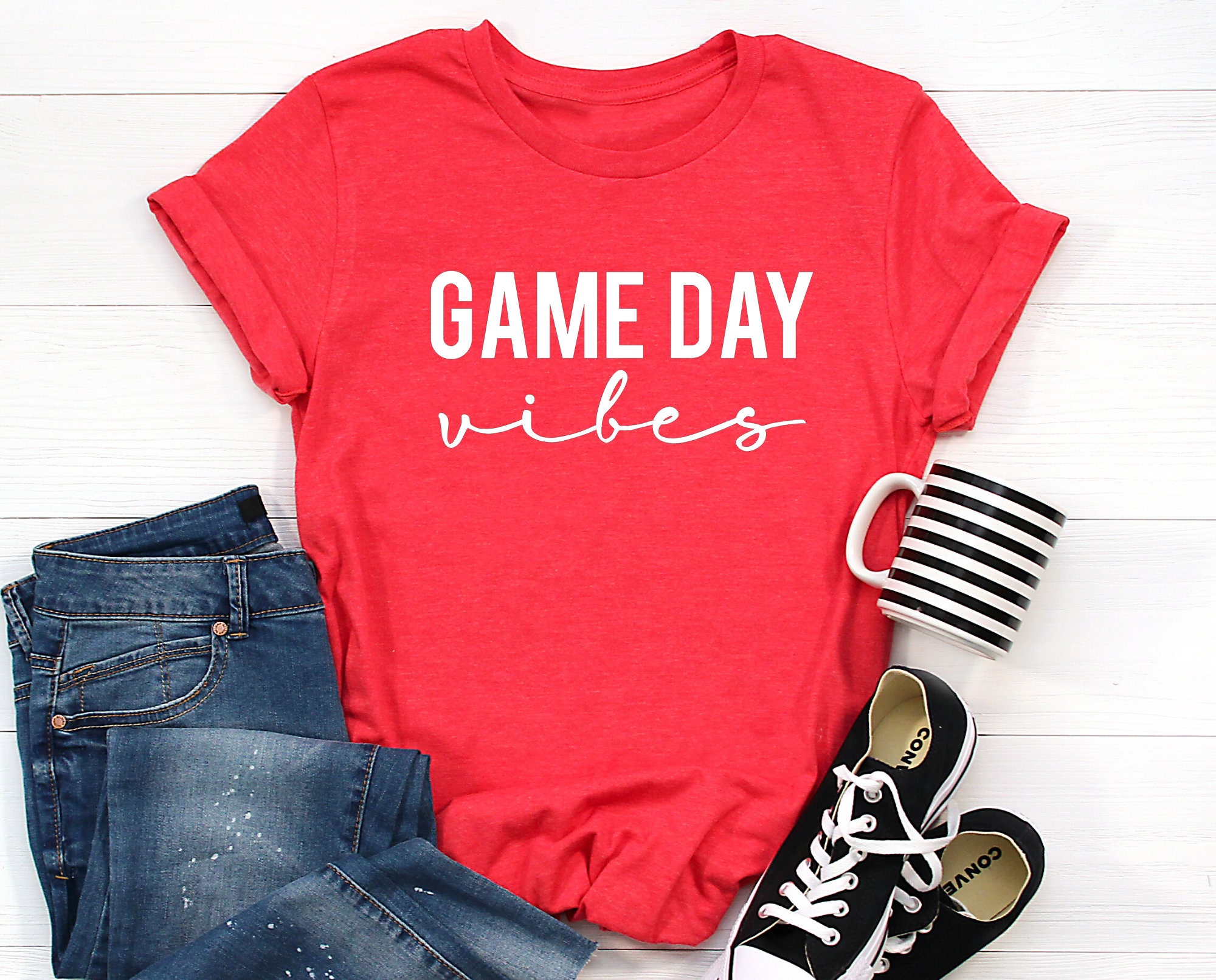 Game Day Vibes Shirt Baseball Mom Football Tee Softball | Etsy