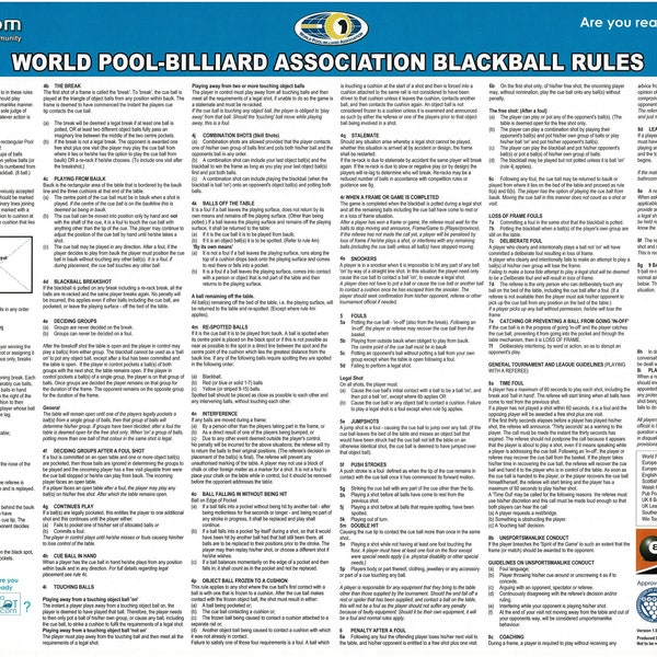 Pool Table Rules Etsy UK