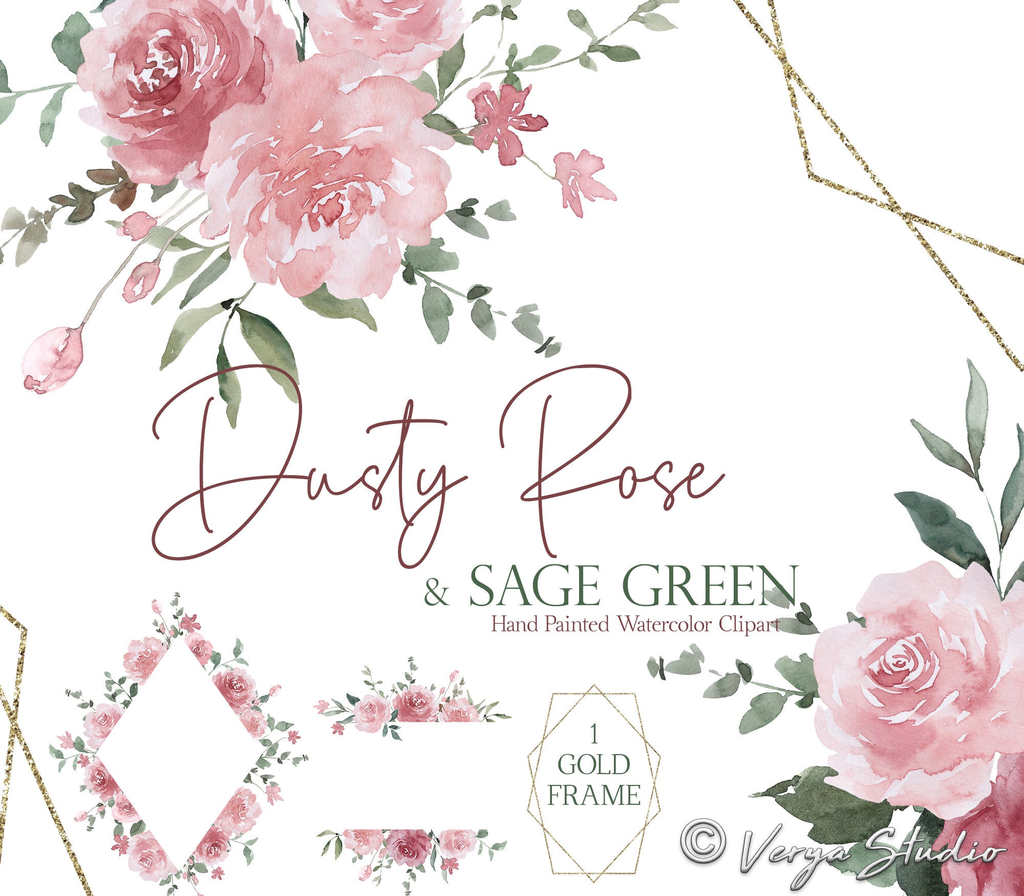 Dusty Rose Photo Frame Dusty Rose Photo Frame