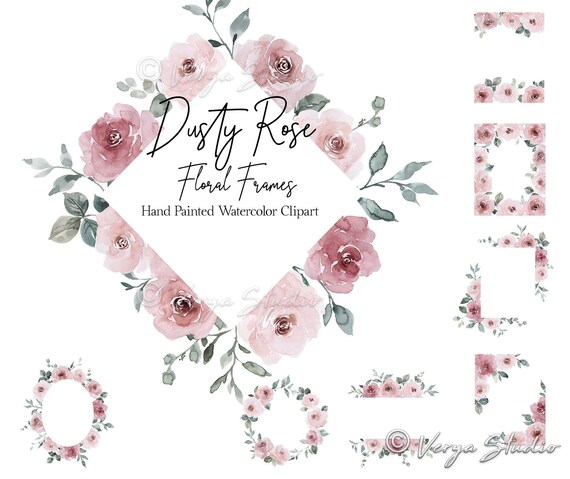 Dusty Rose Photo Frame Dusty Rose Photo Frame